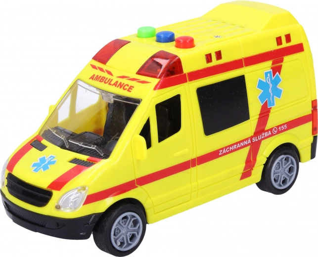 Ambulance with effects 14.5 cm
