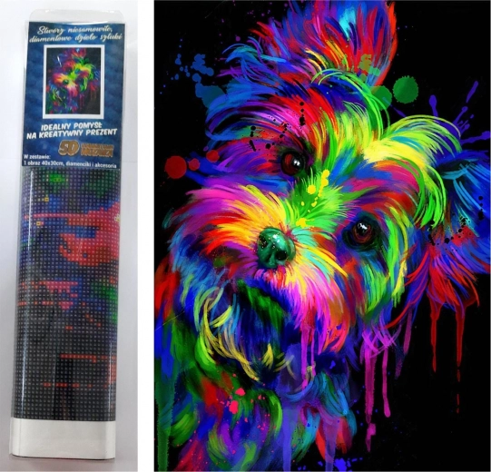 Norimpex Diamond Painting Yorkshire Terrier 30x40 cm