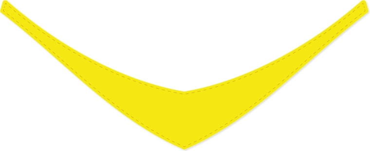 Foulard jaune pour peluches