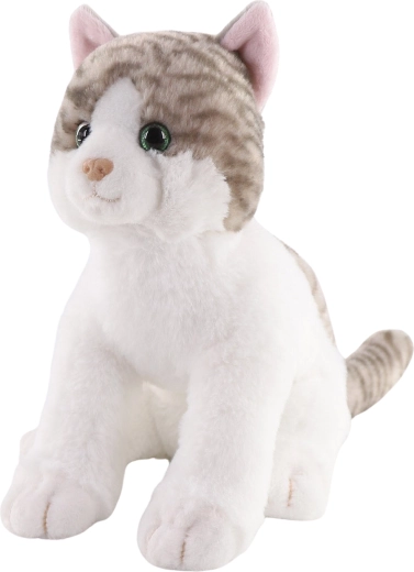 Plysbamse kat siddende 25 cm