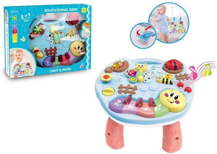 Interactive Educational Table Animals with Lights and Sounds
