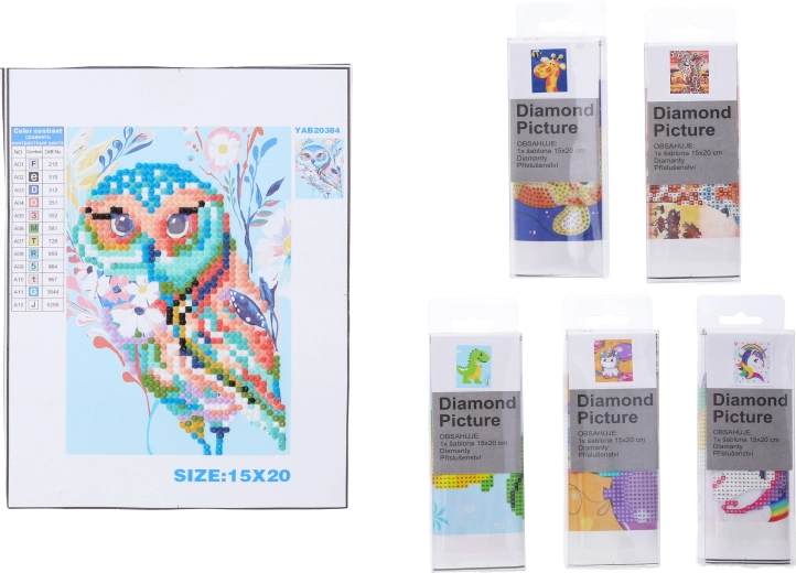 Set voor diamant schilderen dieren