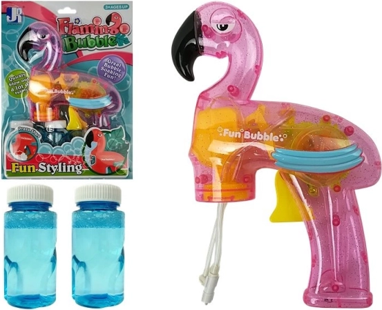 Flamingo boblepistol lyserød