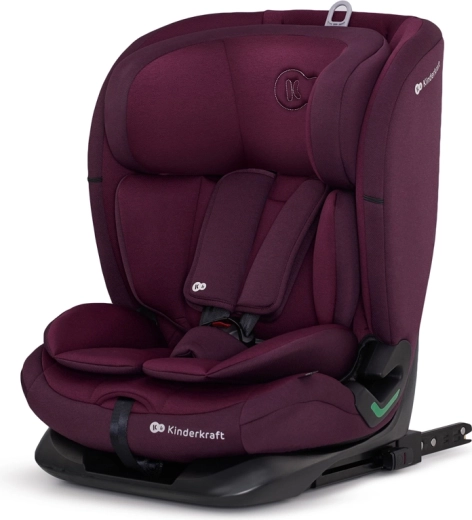 Kinderkraft seggiolino auto Oneto3 i-Size 76–150 cm con ISOFIX, Cherry Pearl
