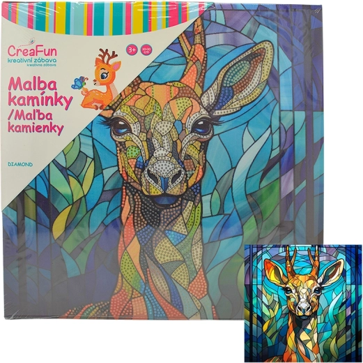 Peinture diamant – cerf 30 × 30 cm