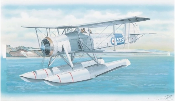 Kit di modellismo dell'aereo Fairey Swordfish Mk.2 (26,4 × 29 cm)