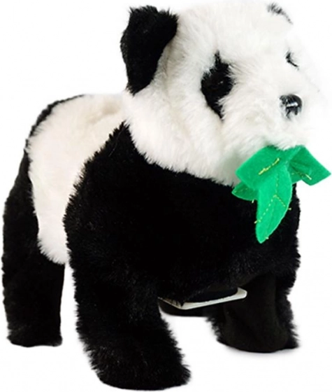 panda di peluche con acrobazie a batteria