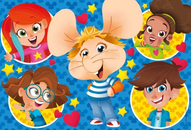 Clementoni sestavljanka Miška Gigio MAXI 24 kosov