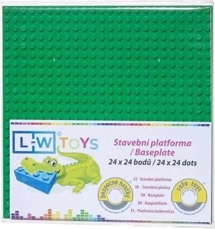 Basisplaat 24x24 groen L-W Toys