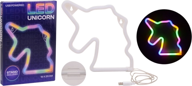 Regnbue natlampe Enhjørning