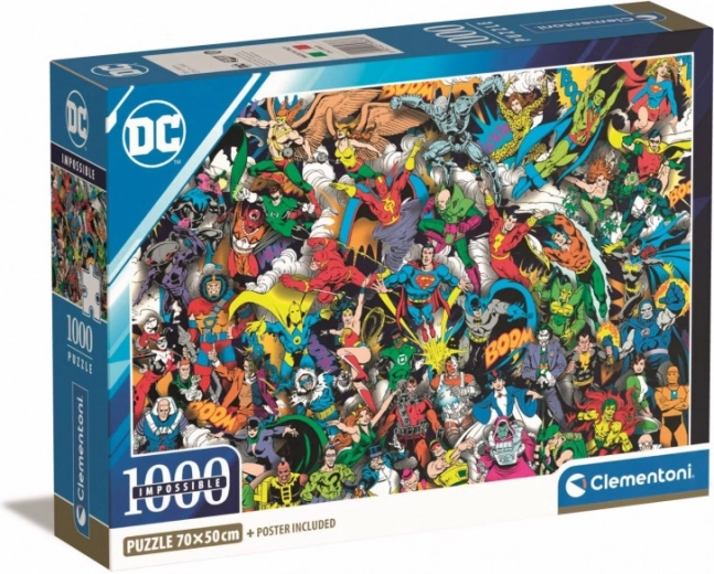Puzzle 1000 pièces Impossible DC Comics