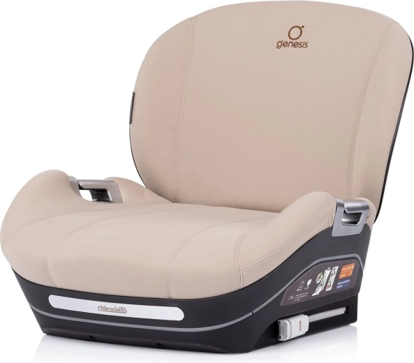 Zitverhoger voor in de auto CHIPOLINO Genesis i-Size met ISOFIX, 125–150 cm, Latte