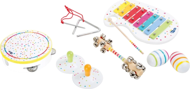 Small Foot wooden musical set with polka dots