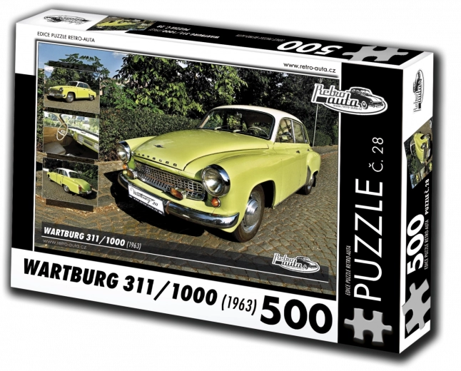 retro-auto puzzel wartburg 311 (1963) – 500 stukjes