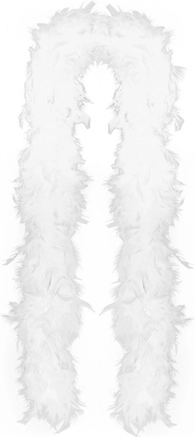 Boa en plumes blanc 180 cm