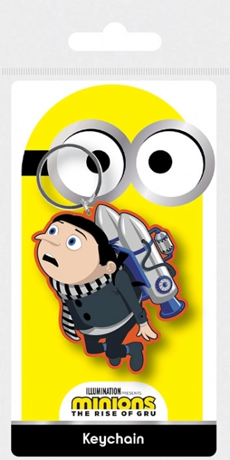 Rubberen sleutelhanger Minions – Gru met jetpack