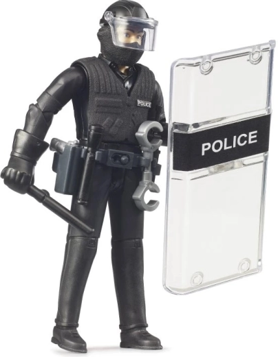 Bruder Bworld riot police officer figure