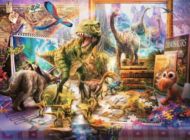 Puzzle RAVENSBURGER Dinosaurs Come Alive XXL 100 Pieces