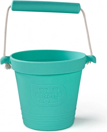 Silikonespand til stranden BIGJIGS TOYS – turkis