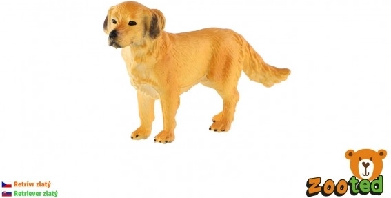 Figurka golden retriever plastikowa 10 cm