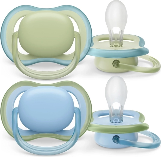 Philips Avent dudica Ultra Air 0–6 m, modra, 2 kos
