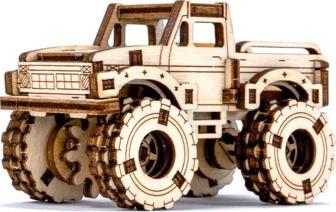 Wooden 3D Puzzle – Monster Truck Model