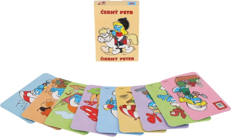Old Maid Smurfs – card game in a box
