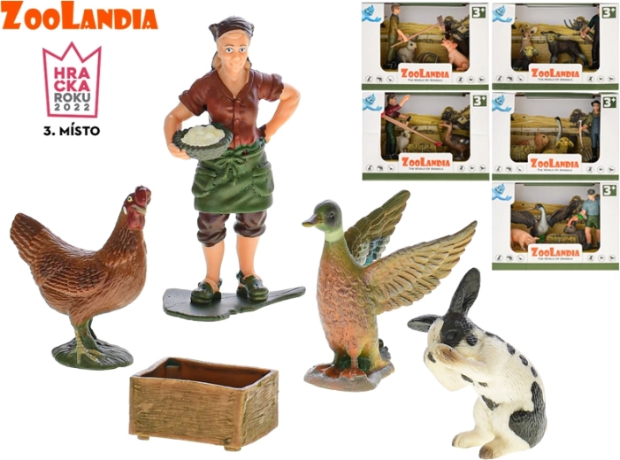 Zoolandia Farm – set of animals and accessories (6 types)
