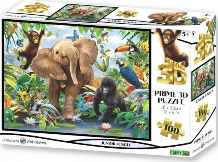 PRIME Puzzle 3D Jungle 3D 100 pièces