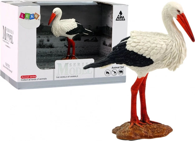 Figurine de collection cigogne blanche – animaux du monde