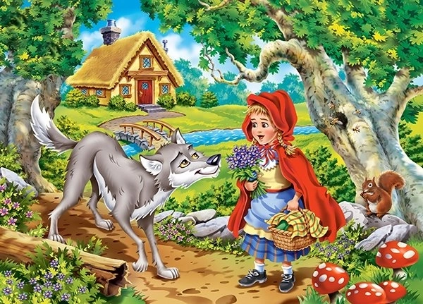 Little Red Riding Hood Puzzle with 60 Pieces