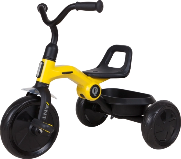 Tricycle Qplay Ant jaune pour enfants 2–6 ans
