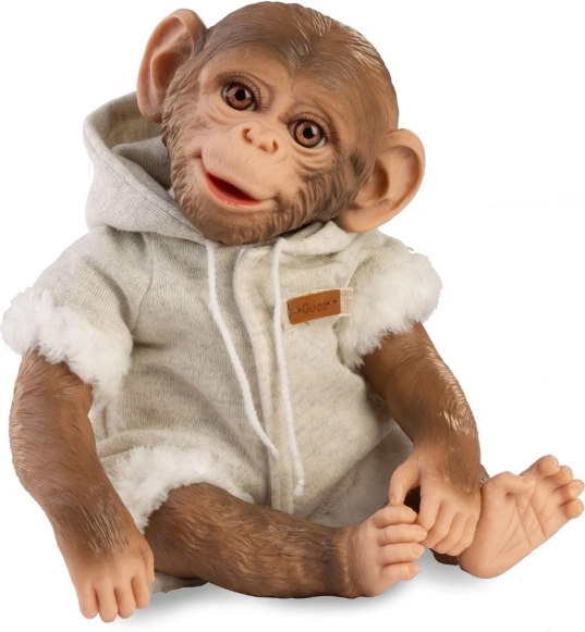 Guca realistic baby monkey reborn 32 cm with soft body