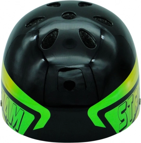 Casco da ciclismo Dazzler nero con elementi verde-giallo – taglia M