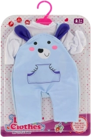 Oblačila za punčko 36–46 cm – pajacek in majica