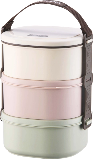 Portavivande in plastica Lock 3×680 ml