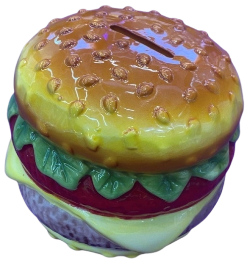 Kerámia hamburger persely