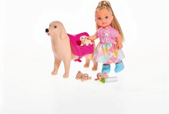 Evi – puppy nanny with puppies and accessories