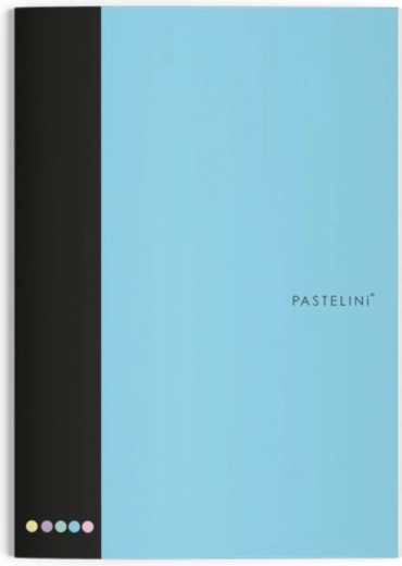 Lined Notebook A4 40 sheets PASTELINI blue