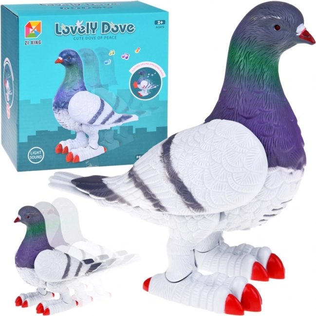 Pigeon en plastique interactif