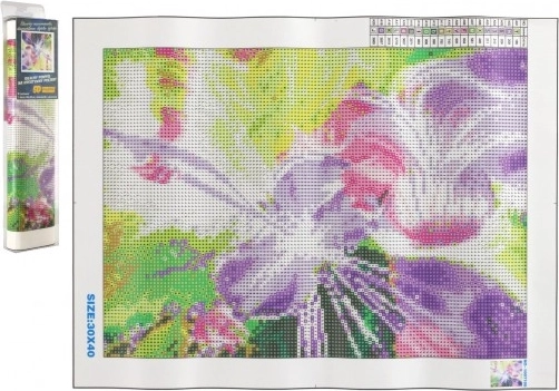 Diamantmaling – magisk violinist 30 × 40 cm