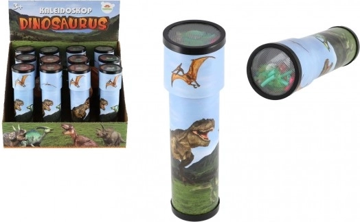kalejdoskop z motywem dinozaurów 16,5 cm