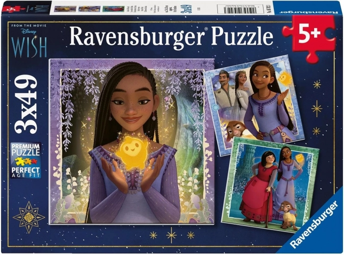 Ravensburger Puzzle Disney Wish 3×49 Pieces