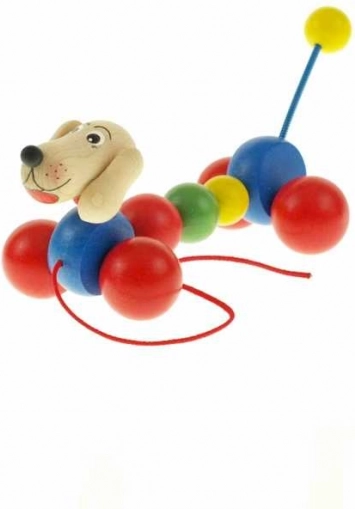 Houten trekspeelgoed - teckel