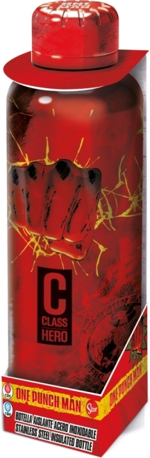 Stainless Steel Bottle with One Punch Man Design
