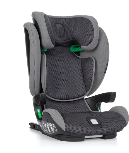 Seggiolino auto PETITE&MARS Elite Fix Pro i-Size Grey Air 100–150 cm