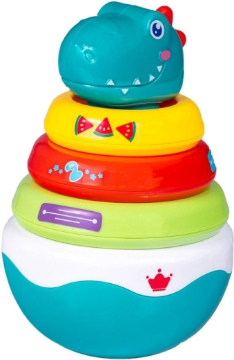 Piramide impilabile Dino – bilancia per lo sviluppo della motricità