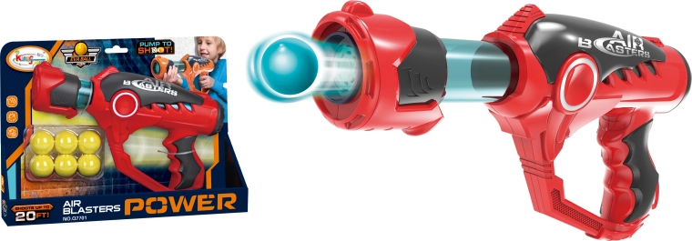 Luftpistol POWER med rækkevidde på 6 m