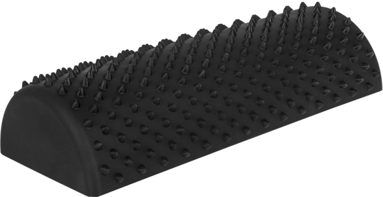 TULLO polovični masažni valj s stimulacijskimi konicami – črn