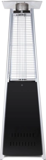 Chauffage de terrasse à gaz MalTec Pyramid S avec housse